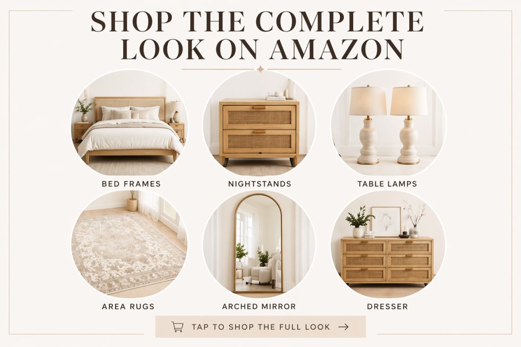 Neutral Bedroom Ideas with Cozy Amazon Finds blog image revised 2
